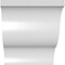 Ekena Millwork 3 1/2-in. W x 44-in. D x 44-in. H Funston Architectural Grade PVC Knee Brace BRCP035X44X44FST - alternate 6